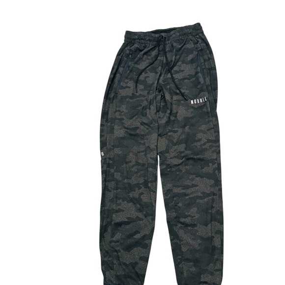 No Bull Camo Jogger Pants - Black/Grey Mens Small - Picture 3 of 6